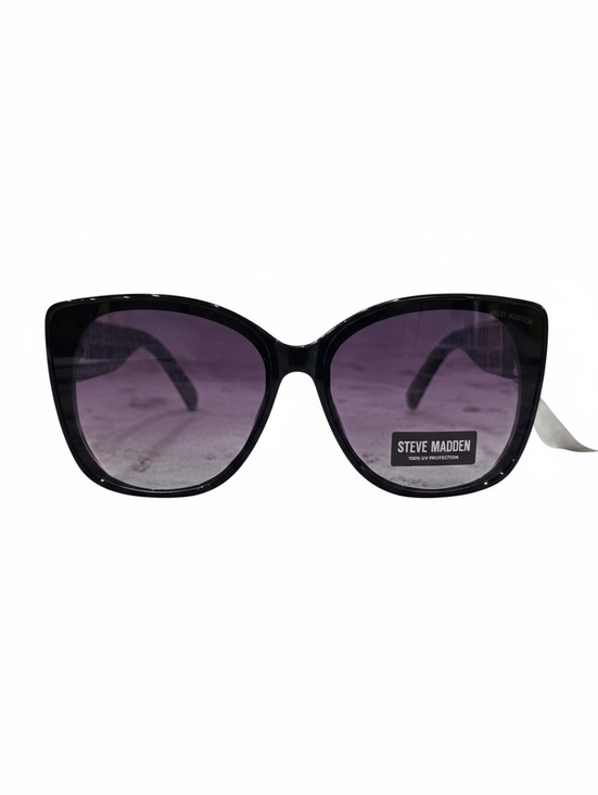 Steve Madden Women\'s Black Gradient Cat-eye Sunglasses, New main image 6
